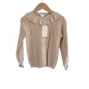 Tan Cable Knit cardigan